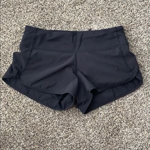 🌟BLACK LULULEMON SPEED UP SHORTS🌟